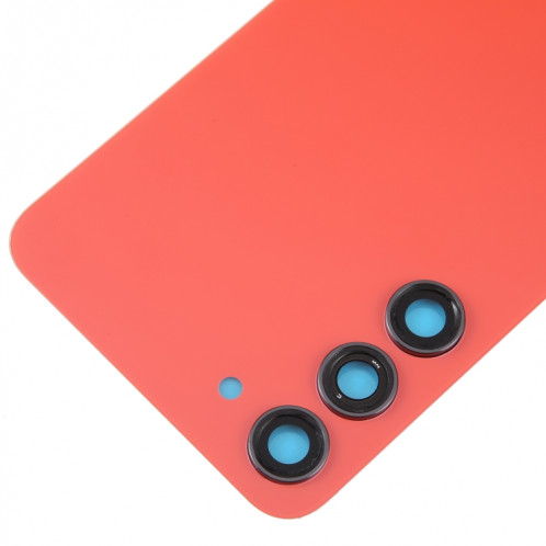 Pour Samsung Galaxy S23 + SM-S916B Couvercle arrière de batterie en verre OEM avec couvercle d'objectif d'appareil photo (rouge) SH64RL1864-06