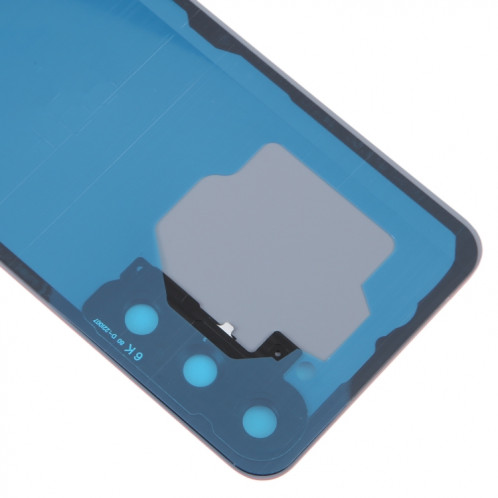 Pour Samsung Galaxy S23 + SM-S916B Couvercle arrière de batterie en verre OEM avec couvercle d'objectif d'appareil photo (rouge) SH64RL1864-06