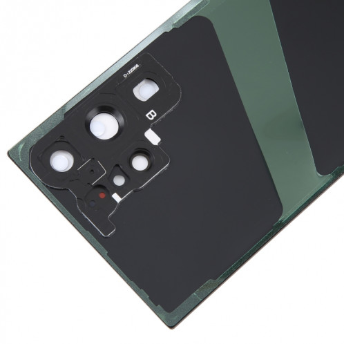 Coque arrière de batterie en verre pour Samsung Galaxy S23 Ultra SM-S918 avec cache d'objectif d'appareil photo (vert) SH65GL304-06