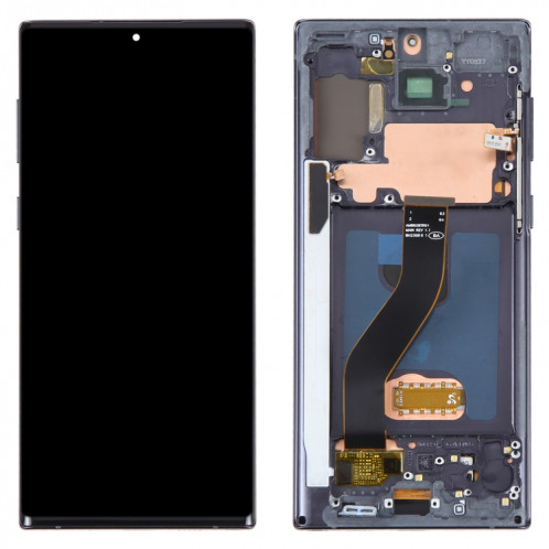 Écran LCD OLED pour Samsung Galaxy Note10 SM-N970F Assemblage complet du numériseur avec cadre (Noir) SH681B1206-05