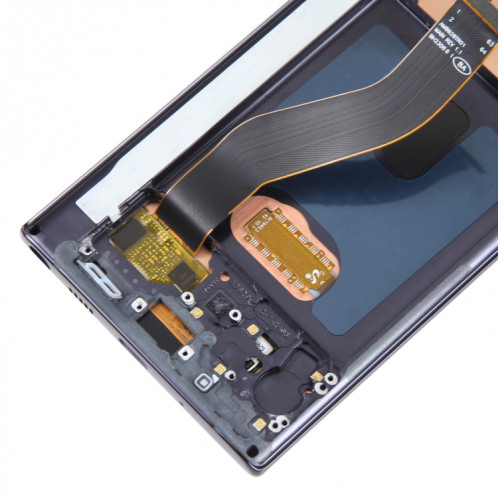 Écran LCD OLED pour Samsung Galaxy Note10 SM-N970F Assemblage complet du numériseur avec cadre (Noir) SH681B1206-05
