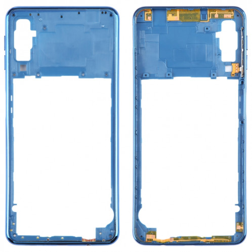 Pour Samsung Galaxy A7 2018 SM-A750 Plaque de cadre central (bleu) SH683L1774-06