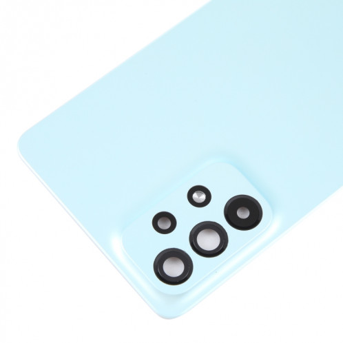 Pour Samsung Galaxy A73 5G SM-A736B Coque arrière de batterie d'origine avec cache d'objectif d'appareil photo (vert) SH92GL878-06
