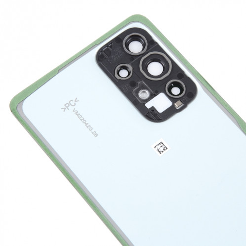 Pour Samsung Galaxy A73 5G SM-A736B Coque arrière de batterie d'origine avec cache d'objectif d'appareil photo (vert) SH92GL878-06