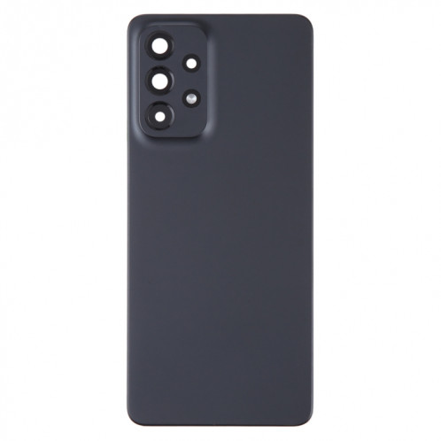Pour Samsung Galaxy A53 5G SM-A536B Coque arrière de batterie d'origine avec cache d'objectif d'appareil photo (noir) SH93BL276-06