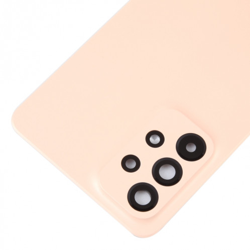 Pour Samsung Galaxy A53 5G SM-A536B Couvercle arrière de batterie d'origine avec couvercle d'objectif d'appareil photo (rose) SH93FL1632-06