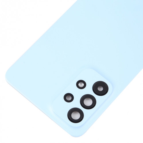Pour Samsung Galaxy A53 5G SM-A536B Coque arrière de batterie d'origine avec cache d'objectif d'appareil photo (bleu) SH93LL201-06