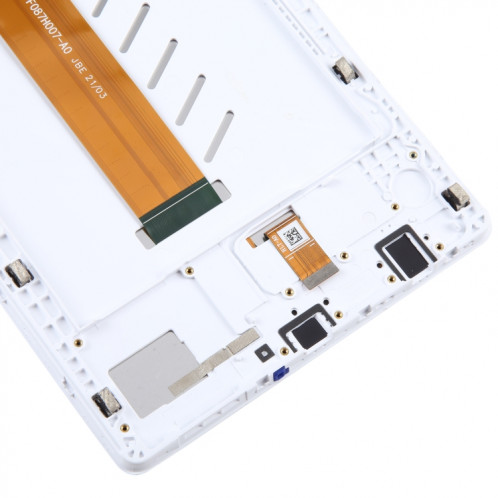 Pour Samsung Galaxy Tab A7 Lite SM-T220 WiFi Edition Original Écran LCD Numériseur Assemblage Complet avec Cadre (Blanc) SH775W1234-07