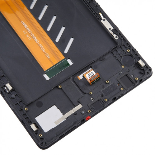 Pour Samsung Galaxy Tab A7 Lite SM-T225 LTE édition écran LCD d'origine numériseur assemblage complet avec cadre (noir) SH776B651-07