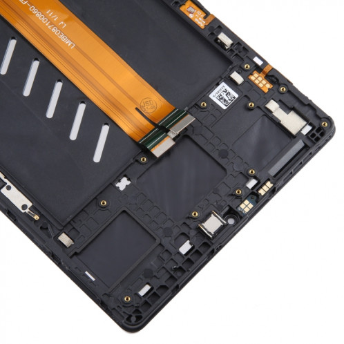 Pour Samsung Galaxy Tab A7 Lite SM-T225 LTE édition écran LCD d'origine numériseur assemblage complet avec cadre (noir) SH776B651-07