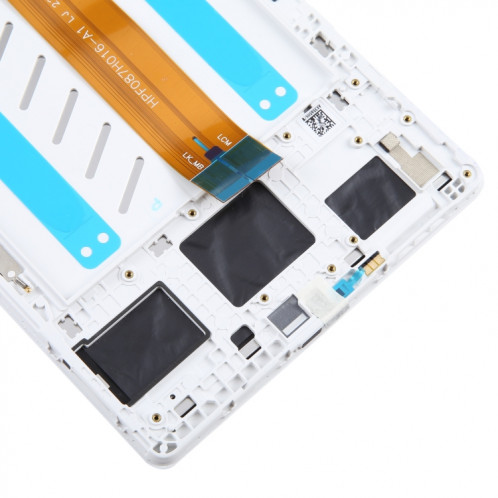 Pour Samsung Galaxy Tab A7 Lite SM-T225 LTE édition écran LCD d'origine numériseur assemblage complet avec cadre (blanc) SH776W1773-07