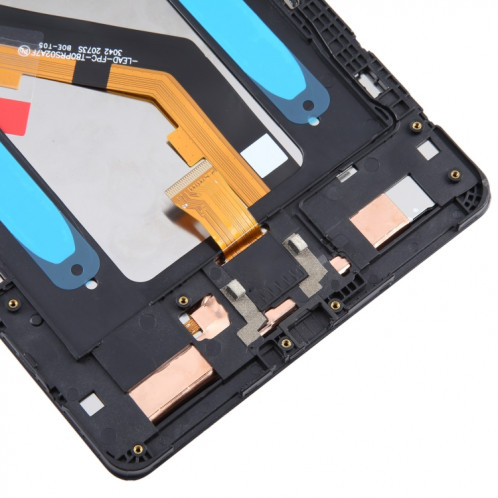 Pour Samsung Galaxy Tab A 8.0 2019 SM-T295 LTE édition écran LCD d'origine numériseur assemblage complet avec cadre (noir) SH778B856-07