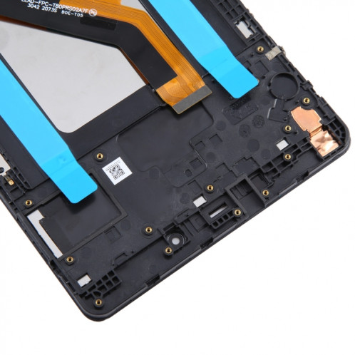 Pour Samsung Galaxy Tab A 8.0 2019 SM-T295 LTE édition écran LCD d'origine numériseur assemblage complet avec cadre (noir) SH778B856-07