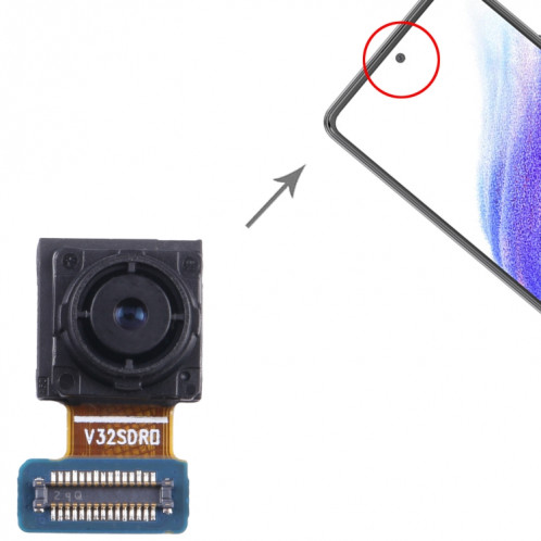 Pour Samsung Galaxy A53 SM-A536B caméra frontale d'origine SH37891661-05