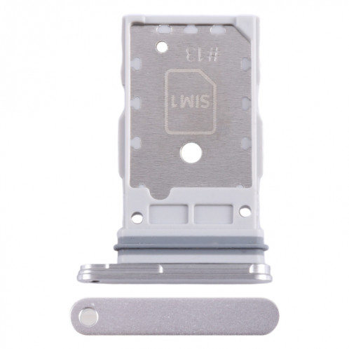 Pour Samsung Galaxy S24 / S24+ 5G SIM + Plateau pour carte SIM (Blanc) SH843W105-04