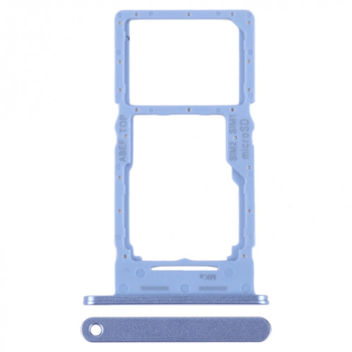 Pour Samsung Galaxy A25 5G SM-A256B Plateau de carte SIM d'origine + Plateau de carte SIM / Plateau de carte Micro SD (Bleu) SH897L1627-04