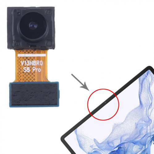 Pour Samsung Galaxy Tab S8 Ultra SM-X900, caméra frontale d'origine SH3938806-05