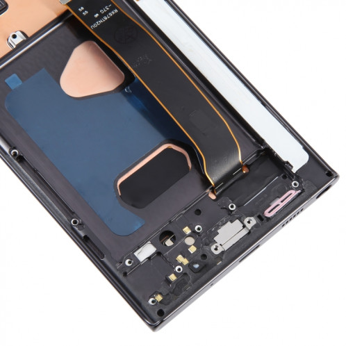 Pour Samsung Galaxy Note20 Ultra 5G SM-N986B 6,67 pouces OLED LCD écran numériseur assemblage complet avec cadre (noir) SH946B804-08