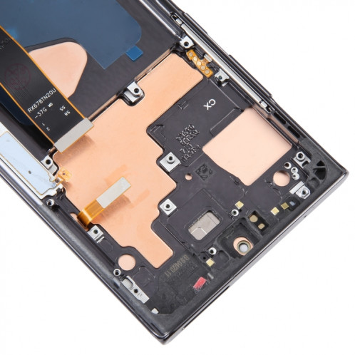Pour Samsung Galaxy Note20 Ultra 5G SM-N986B 6,67 pouces OLED LCD écran numériseur assemblage complet avec cadre (noir) SH946B804-08
