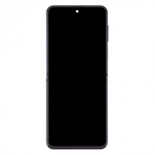 Pour Samsung Galaxy Z Flip3 SM-F711 Ensemble complet de numériseur d'écran LCD d'origine avec cadre (noir) SH964B292-07