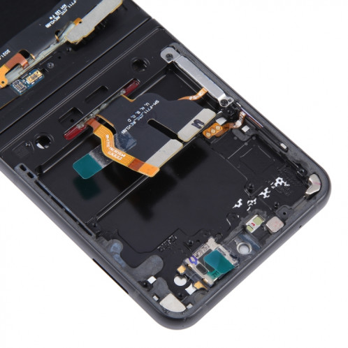 Pour Samsung Galaxy Z Flip3 SM-F711 Ensemble complet de numériseur d'écran LCD d'origine avec cadre (noir) SH964B292-07