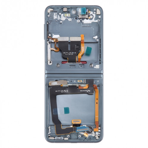 Pour Samsung Galaxy Z Flip3 SM-F711 Ensemble complet de numériseur d'écran LCD d'origine avec cadre (vert) SH964G1247-07