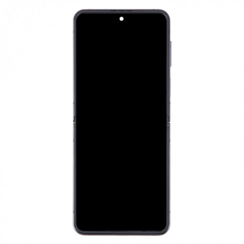 Pour Samsung Galaxy Z Flip4 SM-F721 Ensemble complet de numériseur d'écran LCD d'origine avec cadre (noir) SH965B642-07