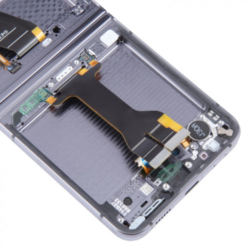 Pour Samsung Galaxy Z Flip5 SM-F731 Ensemble complet de numériseur d'écran LCD d'origine avec cadre (noir) SH966B75-07