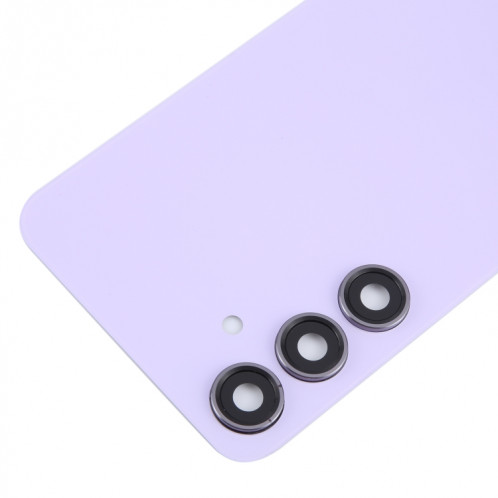 Pour Samsung Galaxy S24 + SM-S926B Couvercle arrière de batterie OEM avec couvercle d'objectif d'appareil photo (violet clair) SH9LZL476-07