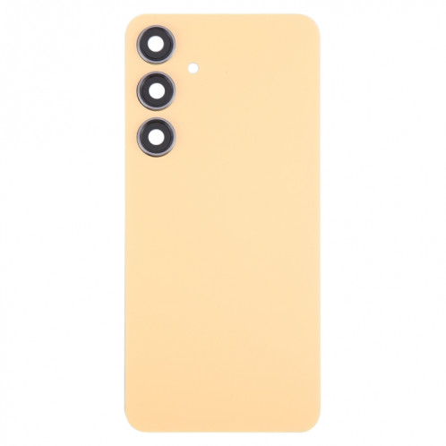 Jaune, Pour Samsung Galaxy S24 + SM-S926B Couvercle arrière de batterie OEM avec couvercle d'objectif d'appareil photo (jaune) SH69YL715-07