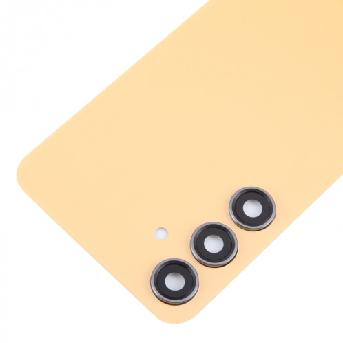 Jaune, Pour Samsung Galaxy S24 + SM-S926B Couvercle arrière de batterie OEM avec couvercle d'objectif d'appareil photo (jaune) SH69YL715-07