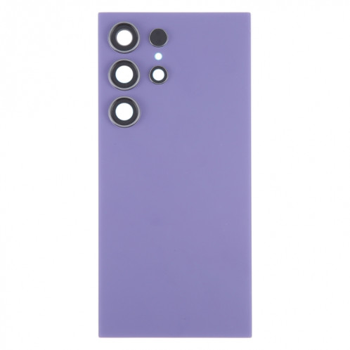Violet, Pour Samsung Galaxy S24 Ultra SM-S928B Couvercle arrière de batterie OEM avec couvercle d'objectif d'appareil photo (violet) SH71PL1345-07