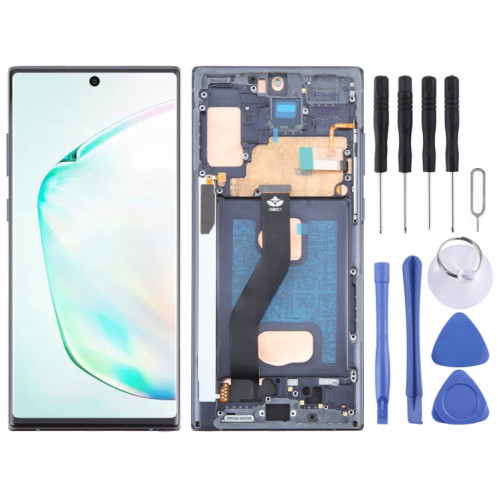 Pour Samsung Galaxy Note10 + SM-N975F Matériau TFT Écran LCD Numériseur Assemblage complet avec cadre, ne prenant pas en charge l'identification par empreinte digitale (Noir) SH975B1418-07
