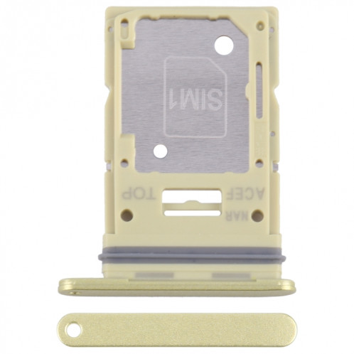 Pour Samsung Galaxy A35 SM-A356B Plateau de carte SIM + Plateau de carte SIM/Micro SD (Jaune) SH980Y897-04