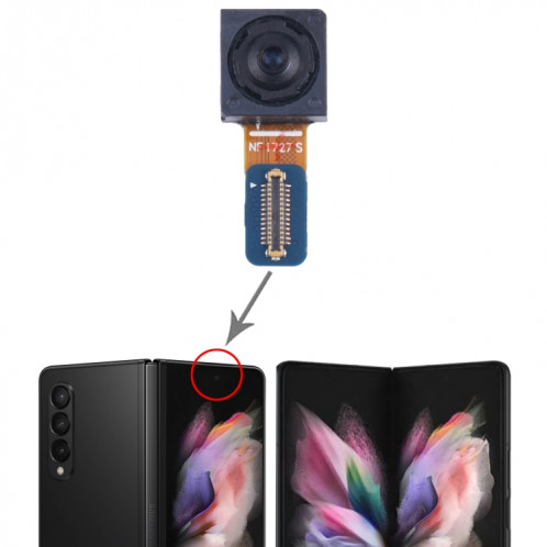 Pour Samsung Galaxy Z Fold3 SM-F926B, caméra frontale à écran secondaire d'origine SH39841940-05