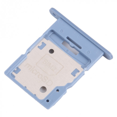 Pour Samsung Galaxy A15 4G SM-A155F Plateau de carte SIM d'origine + Plateau de carte SIM / Micro SD (Bleu) SH993L1734-04