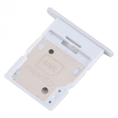 Pour Samsung Galaxy A15 4G SM-A155F Plateau de carte SIM d'origine + Plateau de carte SIM / Micro SD (Bleu bébé) SH93TT254-04