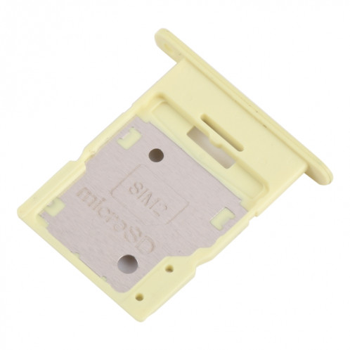 Pour Samsung Galaxy A15 4G SM-A155F Plateau de carte SIM d'origine + Plateau de carte SIM / Micro SD (Jaune) SH993Y460-04