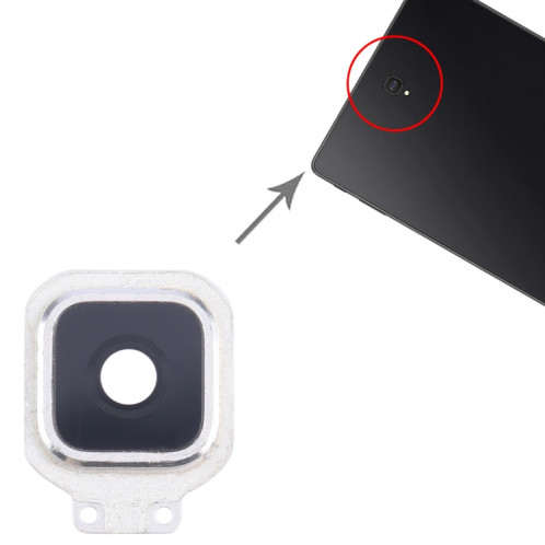 Pour Samsung Galaxy Tab S4 10.5 SM-T835 Cache d'objectif d'appareil photo d'origine (argent) SH028S1459-04