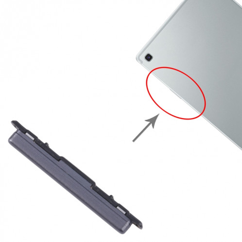Pour Samsung Galaxy Tab S5e SM-T725 Bouton de contrôle du volume d'origine (noir) SH048B676-04