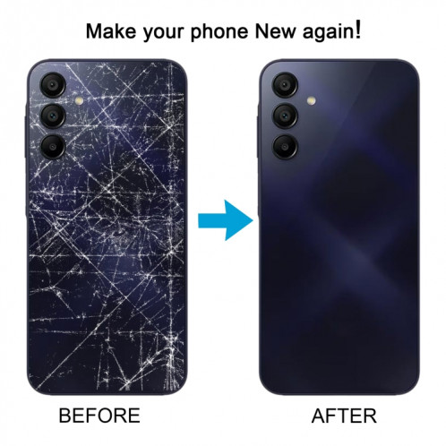 Pour Samsung Galaxy A15 SM-A155F Couvercle arrière de la batterie d'origine (vert) SH81GL1418-07