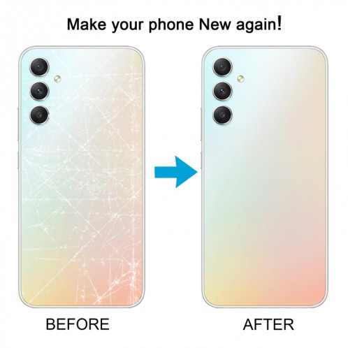 Pour Samsung Galaxy A34 SM-A346B Couvercle arrière de la batterie d'origine (argent) SH83SL775-07