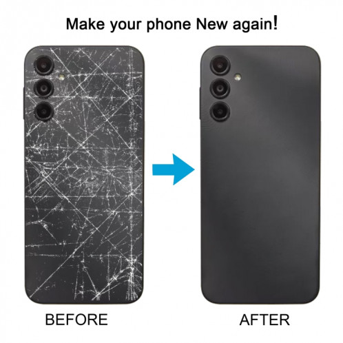 Pour Samsung Galaxy A14 5G SM-A146B Couvercle arrière de la batterie d'origine (noir) SH91BL1296-07
