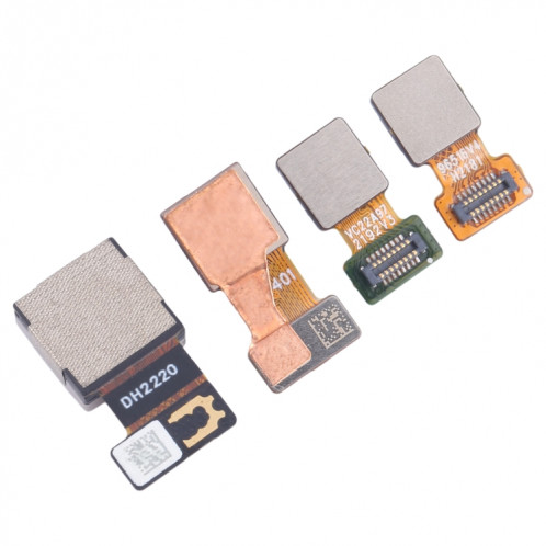 Pour Samsung Galaxy A03s SM-A037U ensemble de caméra d'origine (téléobjectif + Macro + caméra principale + caméra frontale) SH4097800-04