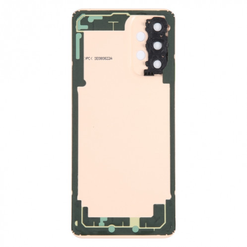 Pour Samsung Galaxy A23 4G SM-A235F Couvercle arrière de la batterie d'origine avec couvercle d'objectif d'appareil photo (rose) SH01FL1917-07