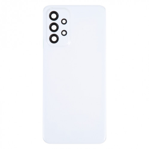 Pour Samsung Galaxy A23 4G SM-A235F Cache arrière de batterie d'origine avec couvercle d'objectif d'appareil photo (blanc) SH01WL132-07