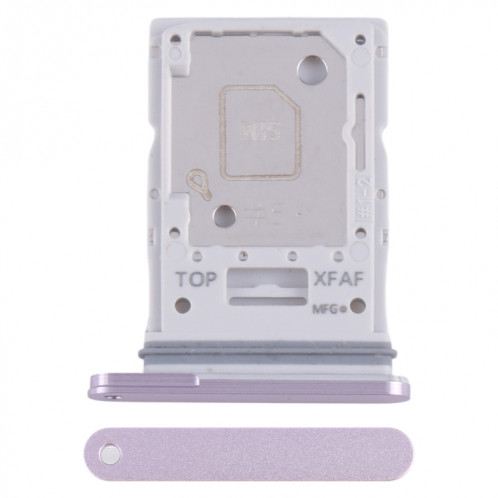 Pour Samsung Galaxy Tab S9 Ultra 5G SM-X916 Plateau de carte SIM + Micro SD d'origine (violet) SH106P480-04