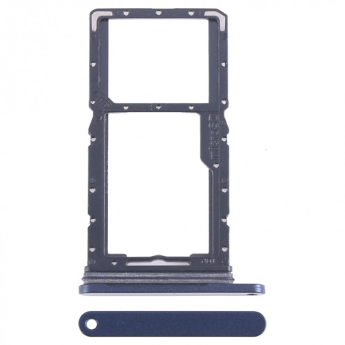 Pour Samsung Galaxy Tab A9 SM-X115 Plateau de carte SIM + Micro SD d'origine (bleu) SH107L710-04