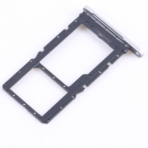 Pour Samsung Galaxy Tab A9 SM-X115 Plateau de carte SIM + Micro SD d'origine (argent) SH107S1826-04
