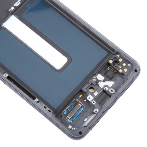 Pour Samsung Galaxy S21 FE 5G SM-G990B Écran LCD d'origine numériseur complet avec cadre (noir) SH113B186-07